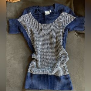 Wesc short sleeve knitted sweater dress